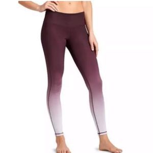 New Athleta REVERSIBLE leggings / tights LARGE